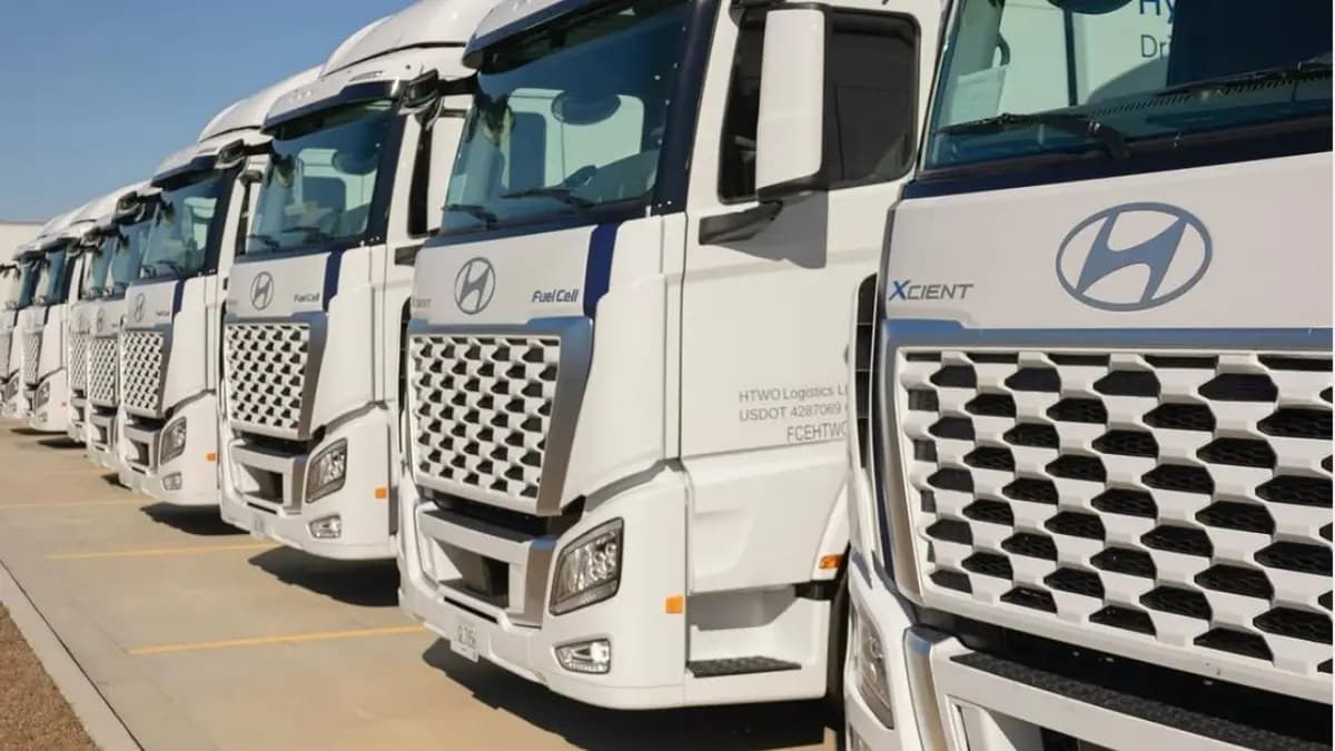 Hydrogen fuel cell trucks hit the roads in Georgia