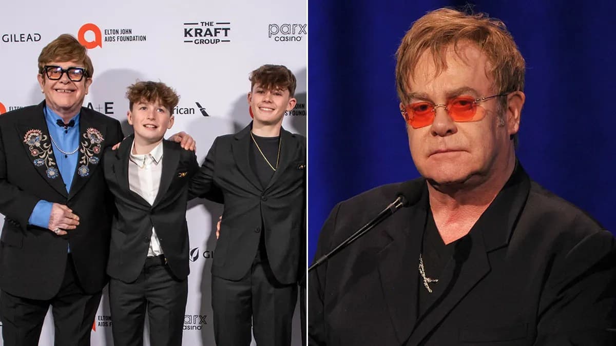 Elton John says he ‘can’t see’ sons play sports or read after vision loss from eye infection