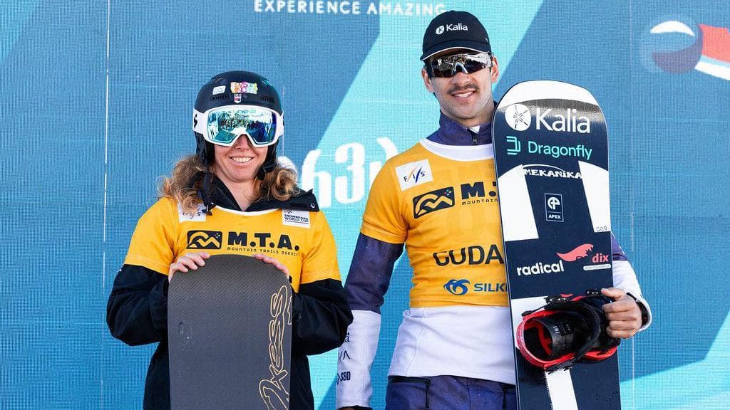 Snowboard cross: Charlotte Bankes wins fifth World Cup race in Georgia to stay top of standings