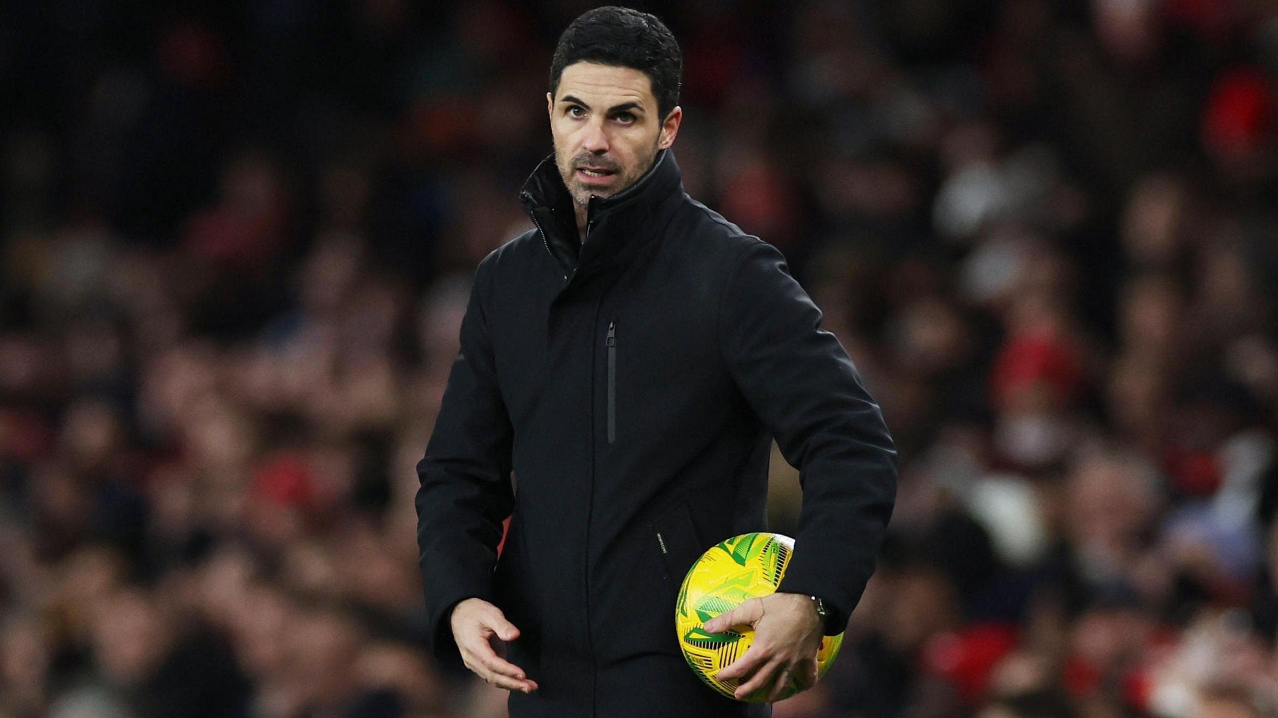 Arsenal 0-2 Newcastle: Mikel Arteta says Carabao Cup footballs are ‘tricky’