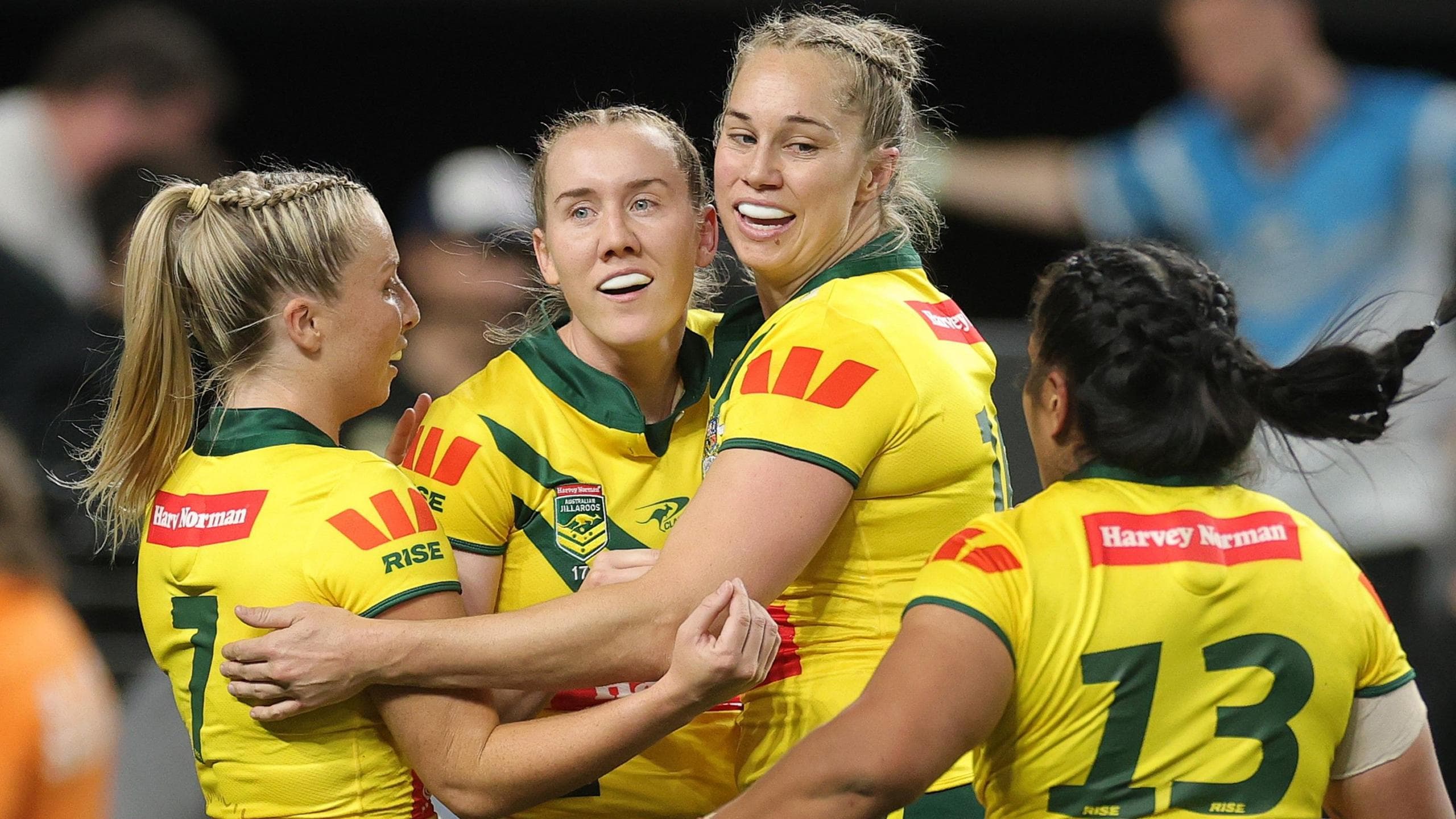 Australia 90-4 England: Lionesses suffer record defeat in Las Vegas