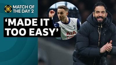 Match Of The Day 2: James Maddison ‘dictates’ Tottenham-Man Utd game