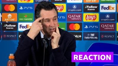 Champions League: Unai Emery on Aston Villa loss