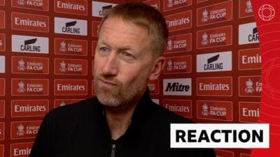 FA Cup: Graham Potter praises players after ‘tough week’ despite loss