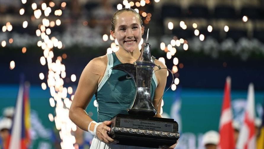 Mirra Andreeva: Dubai victory makes Russian youngest WTA 1000 winner