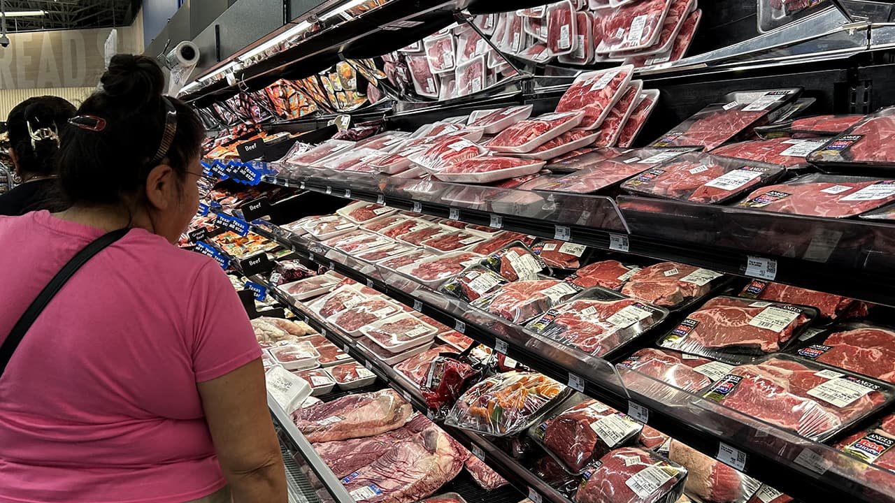 Beef prices hit record highs as nationwide cattle inventory drops to lowest level in 70 years