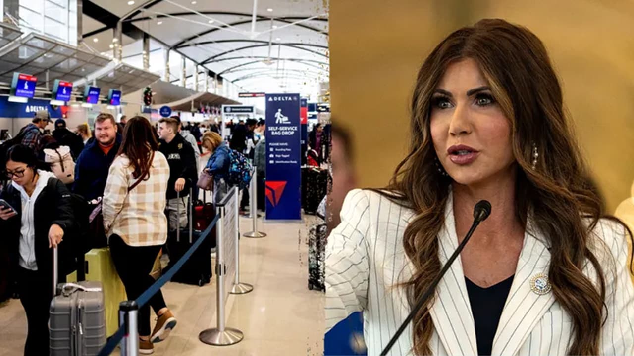 Some airports refuse to display Kristi Noem TSA government shutdown video